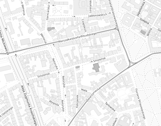 Mapa z adresem organizacji