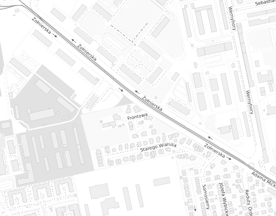 Mapa z adresem organizacji