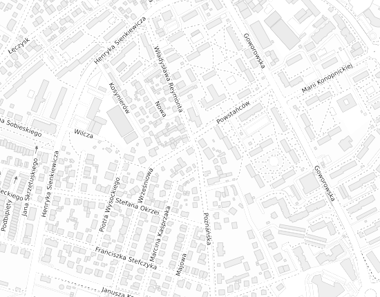 Mapa z adresem organizacji