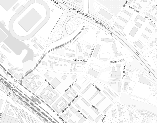Mapa z adresem organizacji