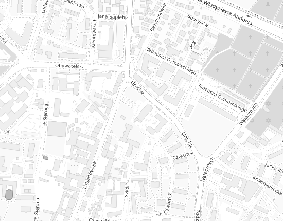 Mapa z adresem organizacji