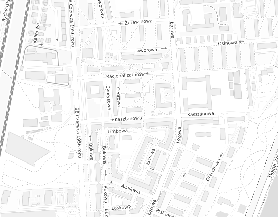 Mapa z adresem organizacji