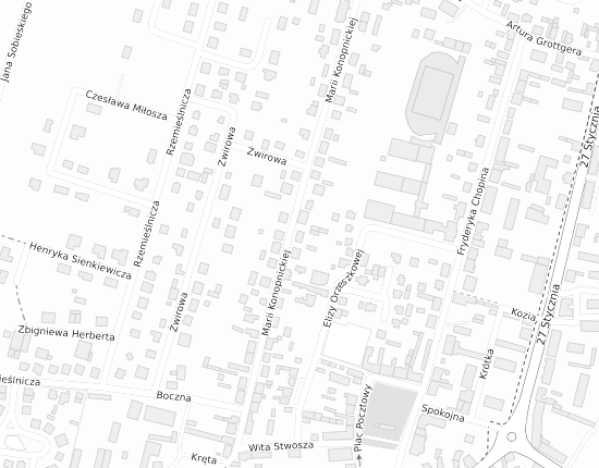 Mapa z adresem organizacji