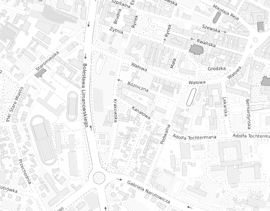 Mapa z adresem organizacji