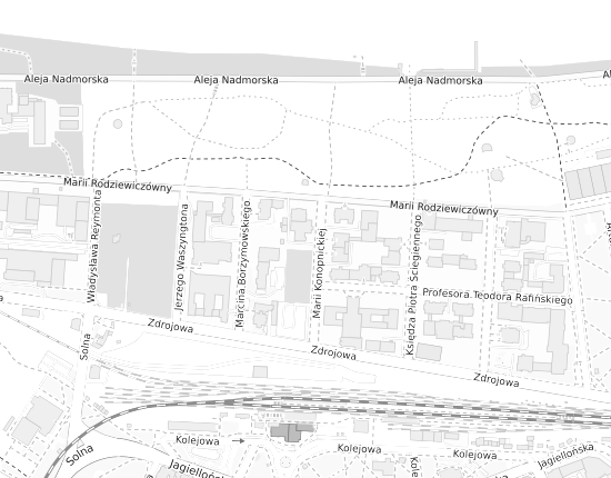 Mapa z adresem organizacji