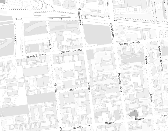 Mapa z adresem organizacji