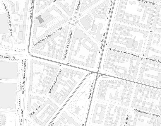 Mapa z adresem organizacji