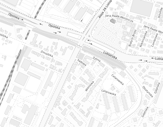 Mapa z adresem organizacji