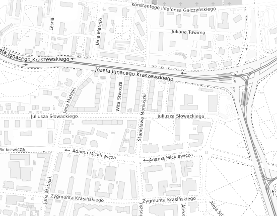 Mapa z adresem organizacji