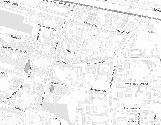 Mapa z adresem organizacji