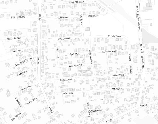 Mapa z adresem organizacji