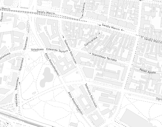 Mapa z adresem organizacji