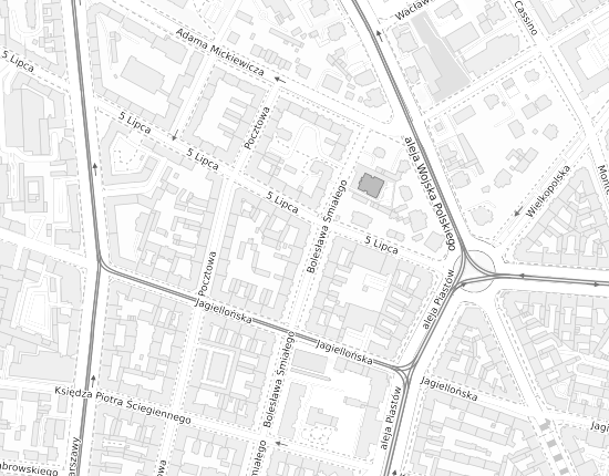 Mapa z adresem organizacji