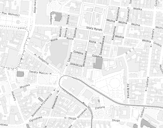 Mapa z adresem organizacji