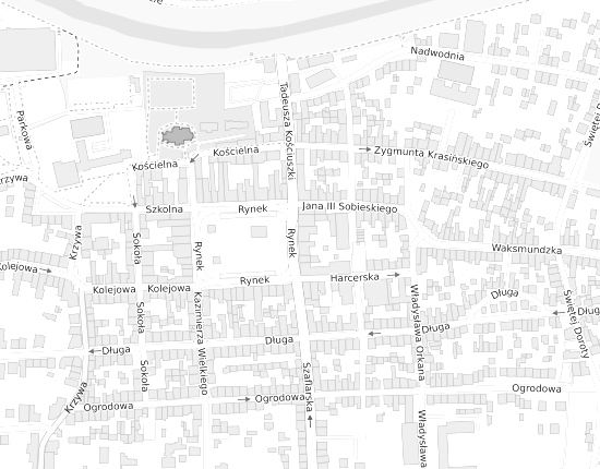 Mapa z adresem organizacji