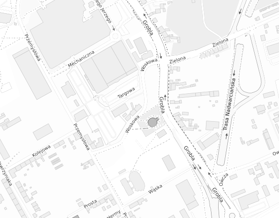 Mapa z adresem organizacji