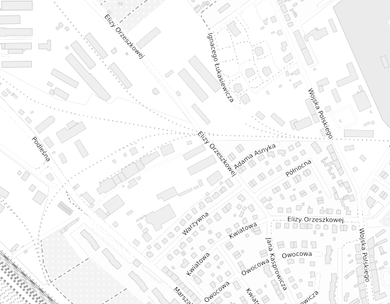 Mapa z adresem organizacji