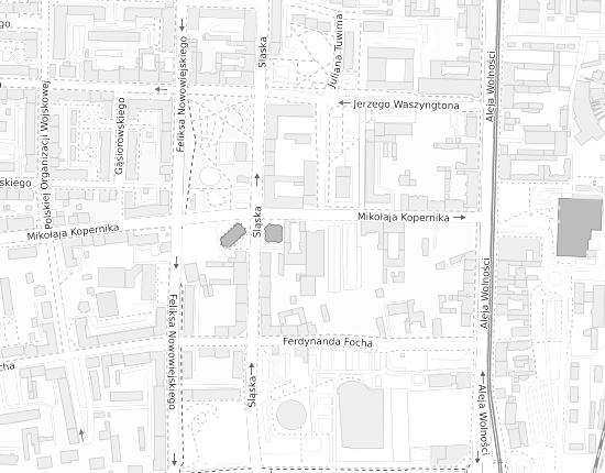 Mapa z adresem organizacji