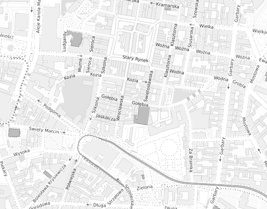 Mapa z adresem organizacji