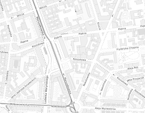 Mapa z adresem organizacji