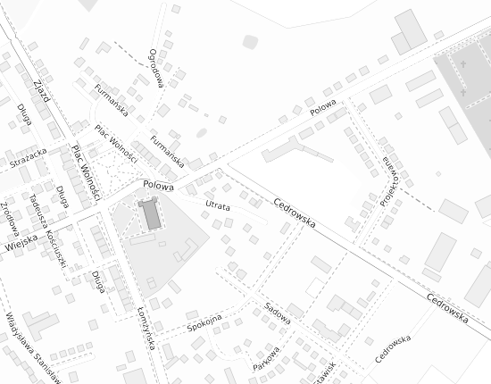 Mapa z adresem organizacji
