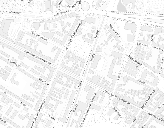 Mapa z adresem organizacji