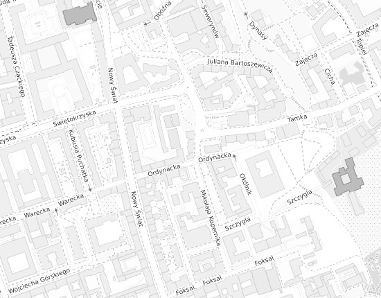 Mapa z adresem organizacji