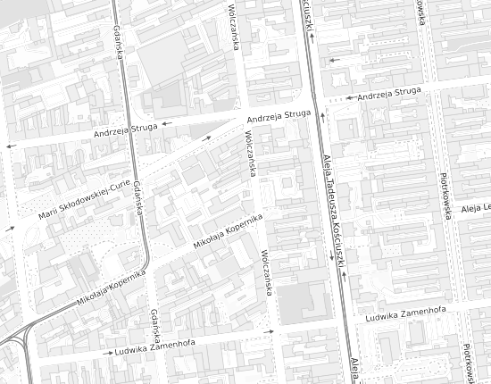 Mapa z adresem organizacji