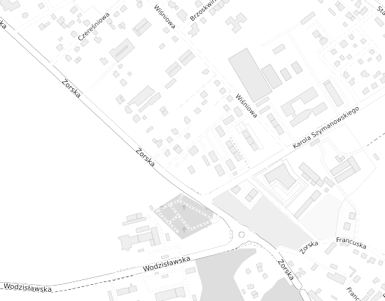 Mapa z adresem organizacji