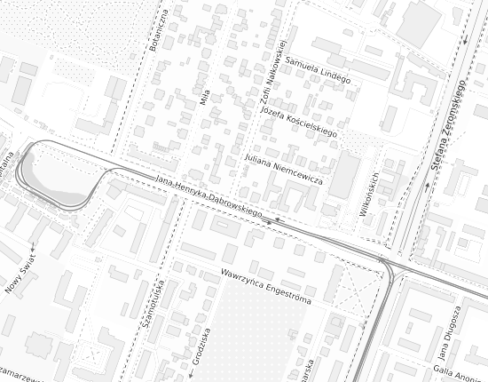 Mapa z adresem organizacji