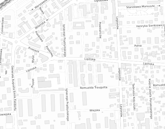 Mapa z adresem organizacji
