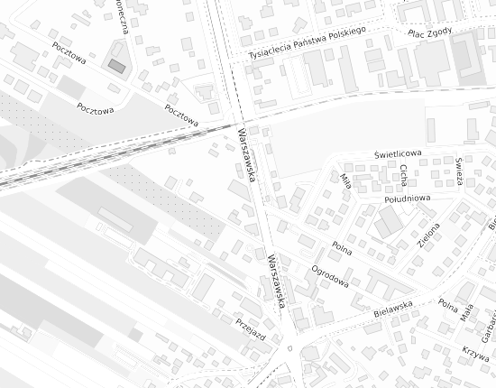 Mapa z adresem organizacji