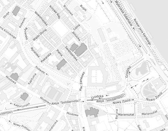 Mapa z adresem organizacji