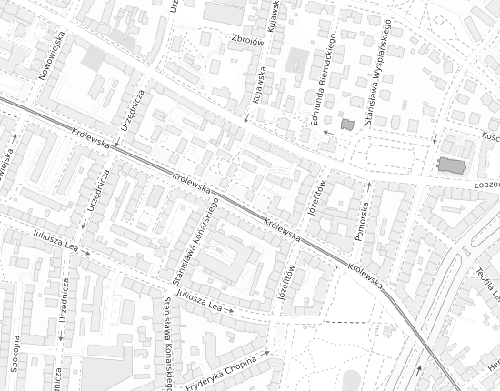 Mapa z adresem organizacji