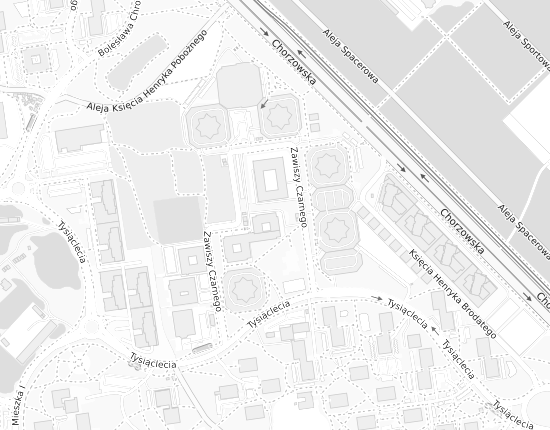 Mapa z adresem organizacji