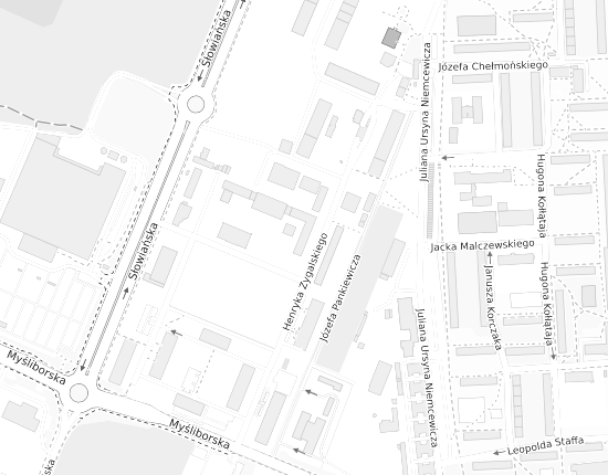 Mapa z adresem organizacji