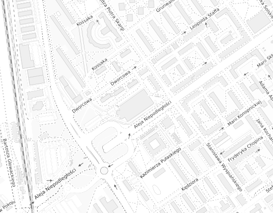 Mapa z adresem organizacji