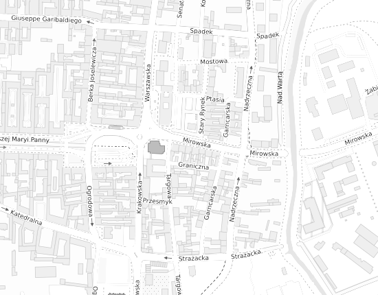 Mapa z adresem organizacji