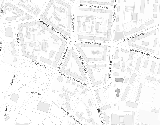 Mapa z adresem organizacji