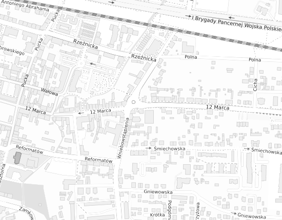 Mapa z adresem organizacji
