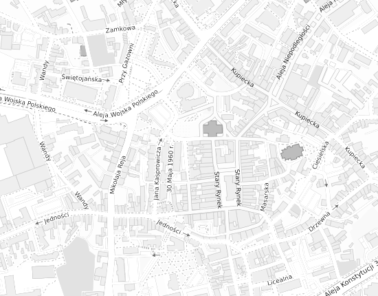 Mapa z adresem organizacji