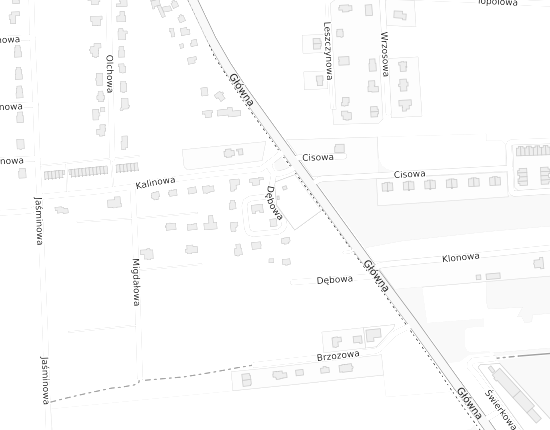 Mapa z adresem organizacji