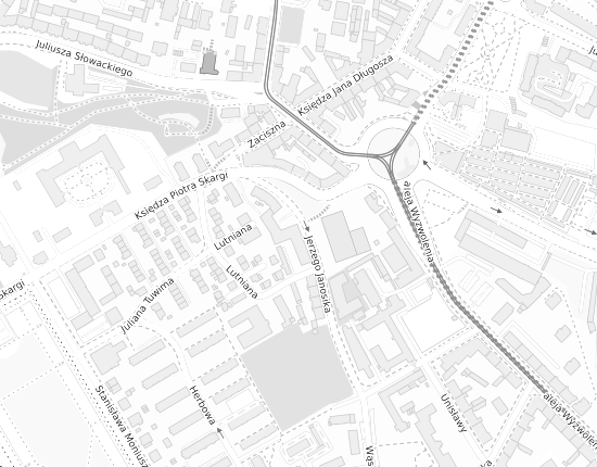 Mapa z adresem organizacji