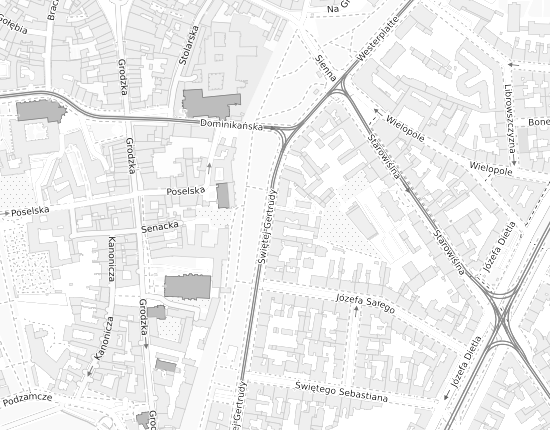 Mapa z adresem organizacji