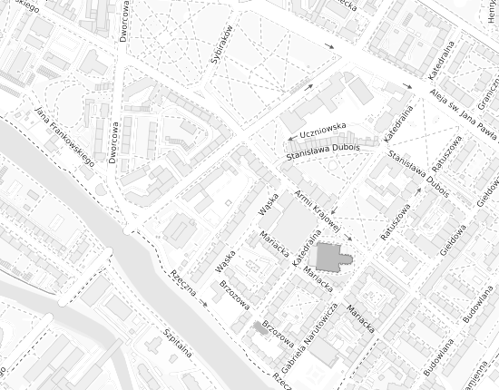 Mapa z adresem organizacji