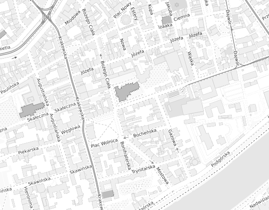 Mapa z adresem organizacji