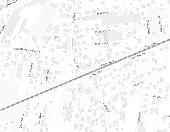 Mapa z adresem organizacji