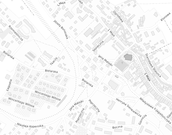 Mapa z adresem organizacji