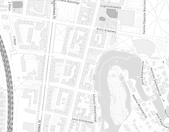 Mapa z adresem organizacji