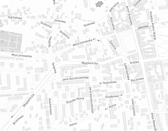 Mapa z adresem organizacji